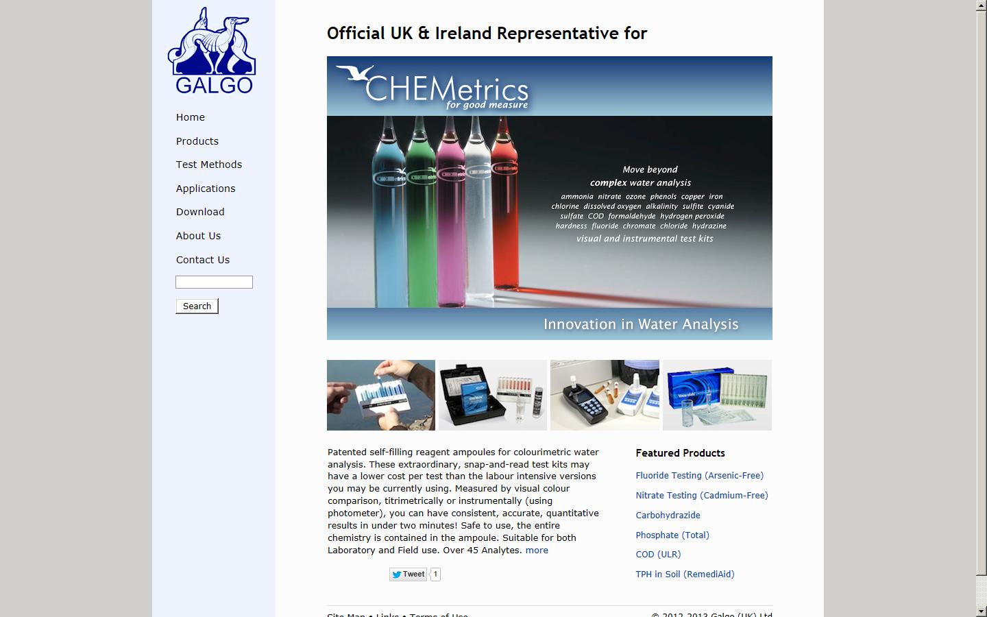 Galgo (UK) Limited Website