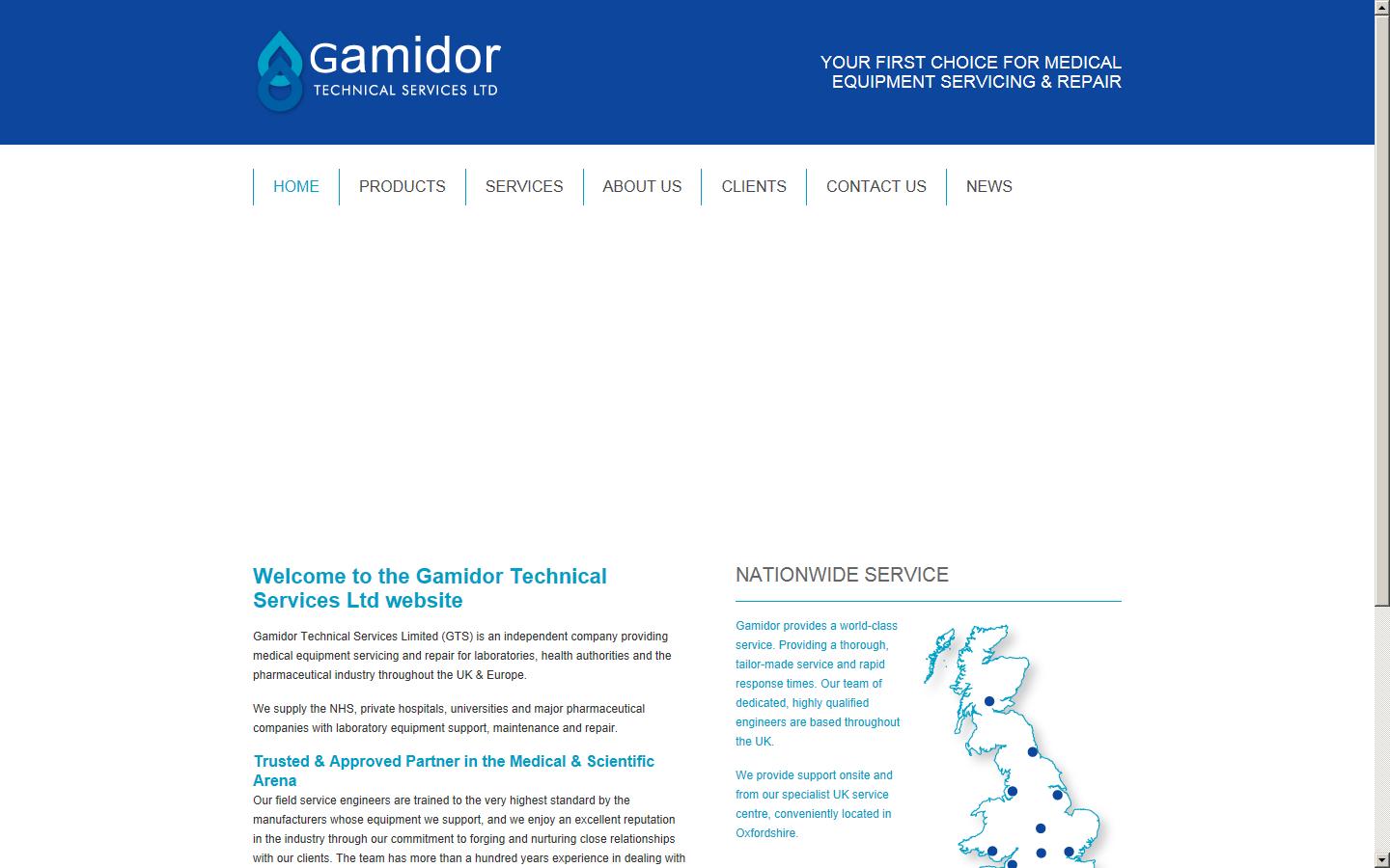 Gamidor Technical Services Ltd Website