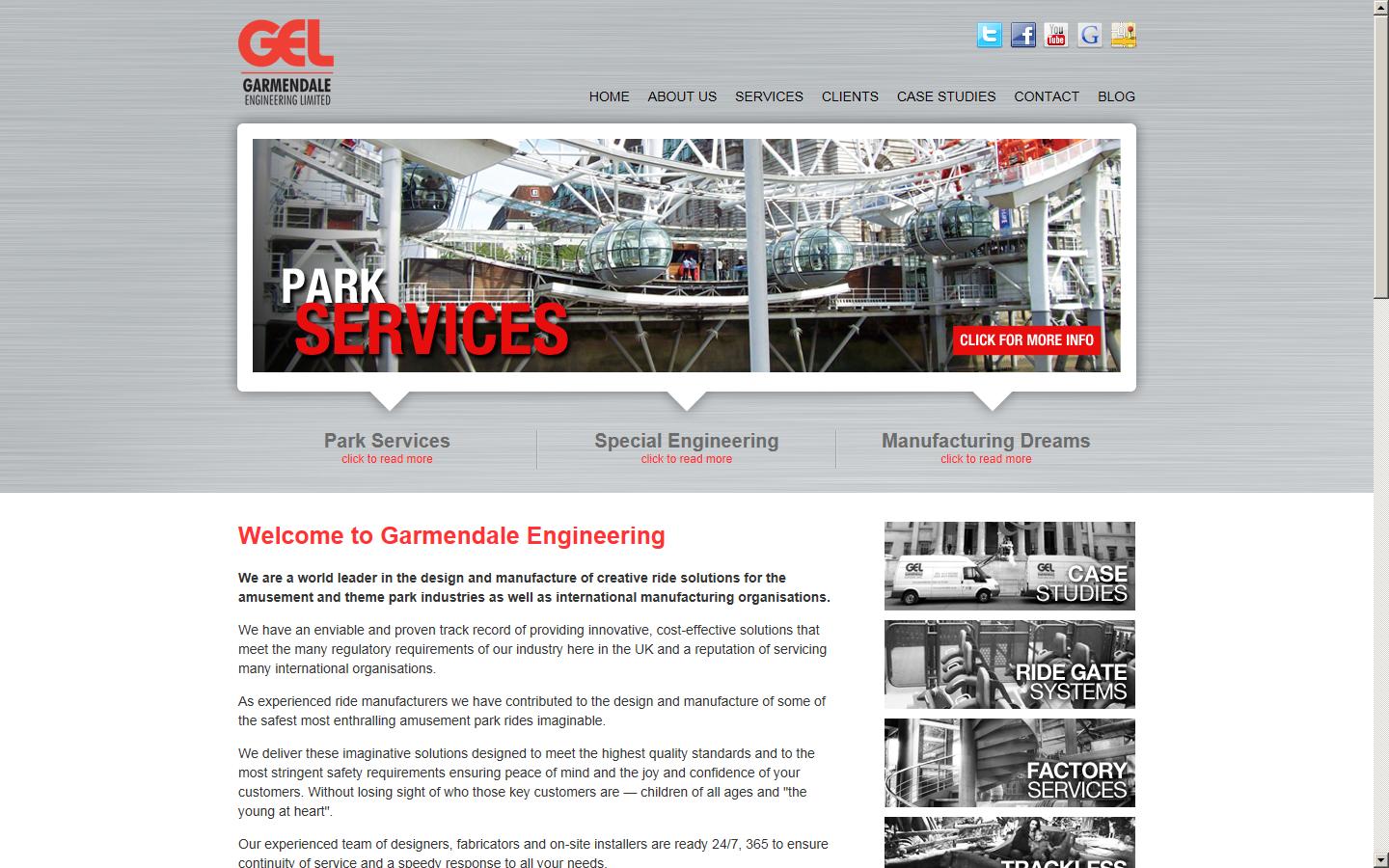 Garmendale Engineering Ltd Website