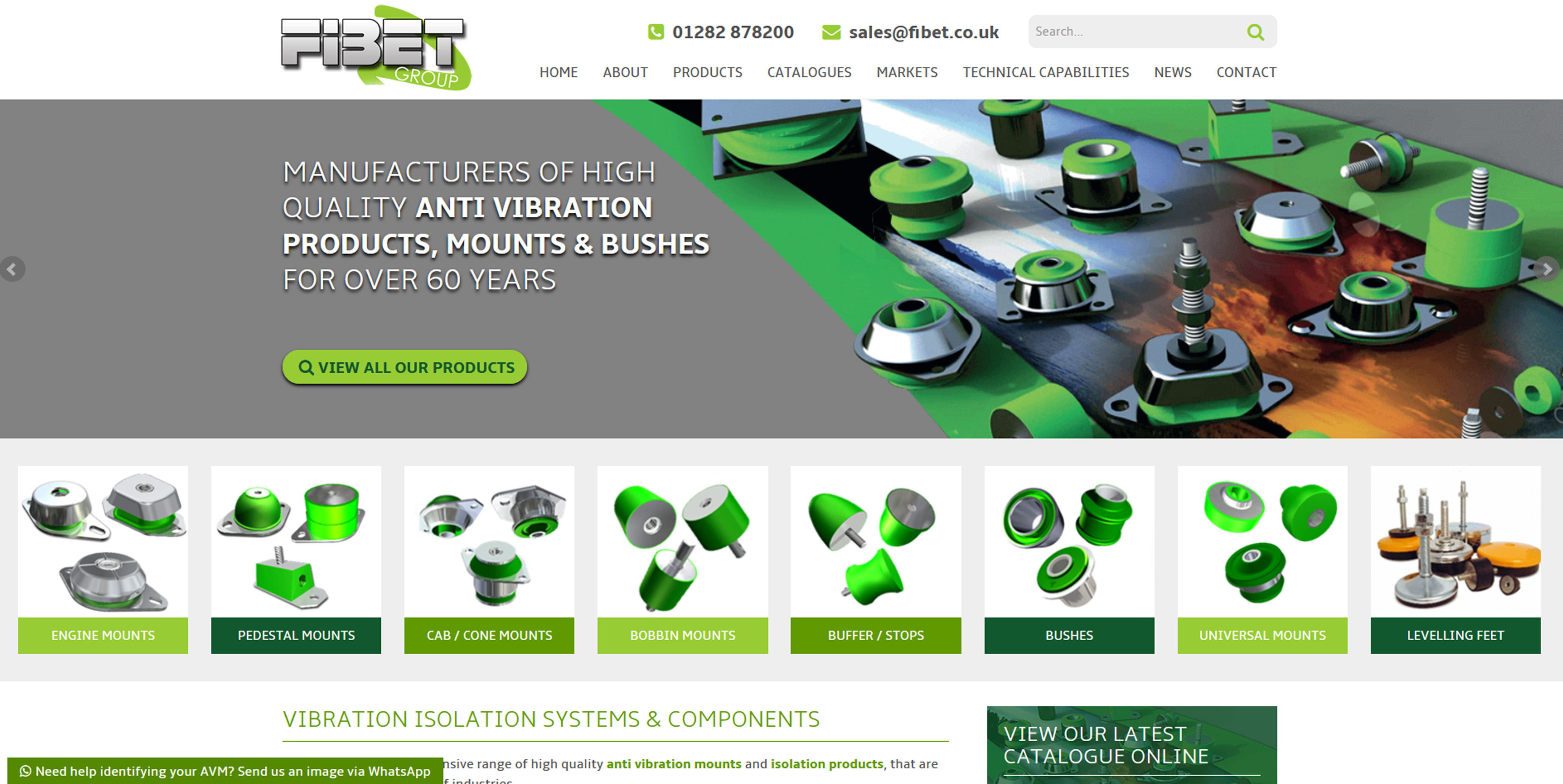 Fibet Rubber Bonding UK Ltd Website