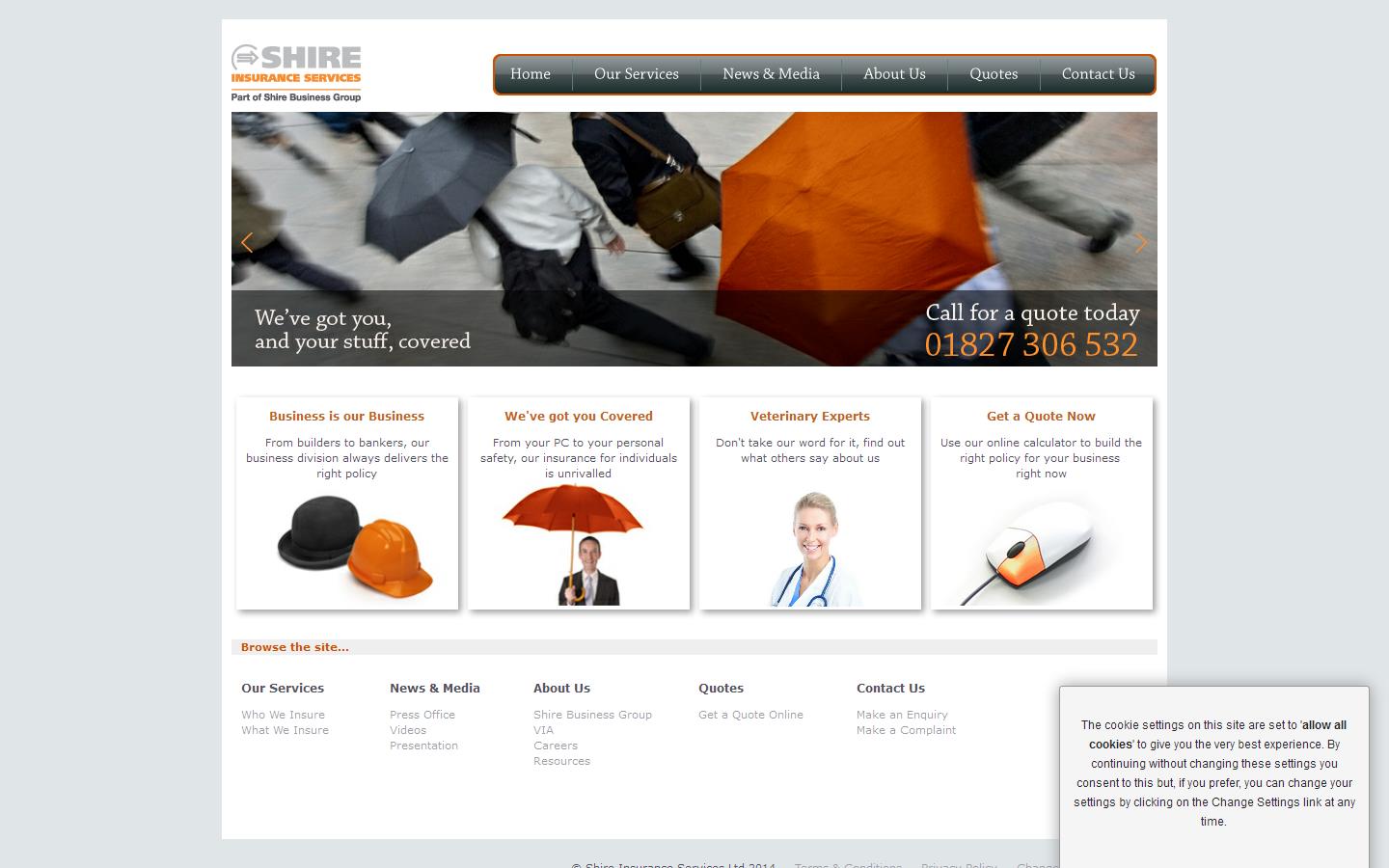 Shire Insurance Website