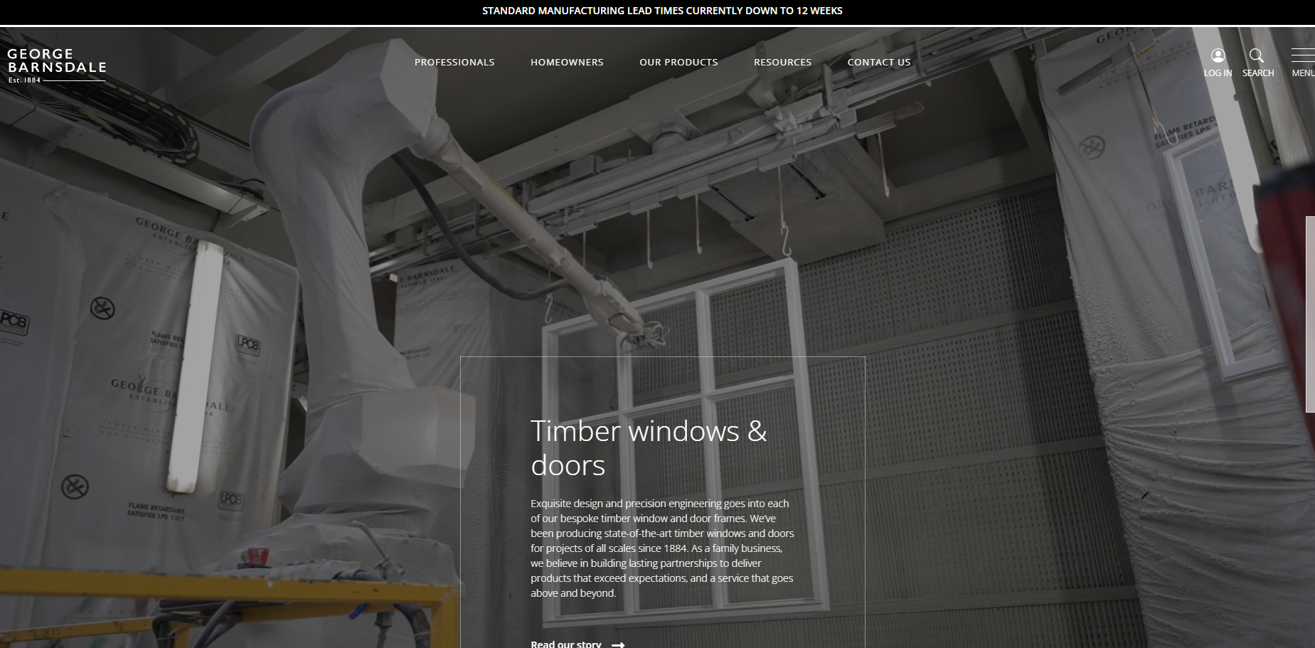 George Barnsdale & Sons Ltd Website