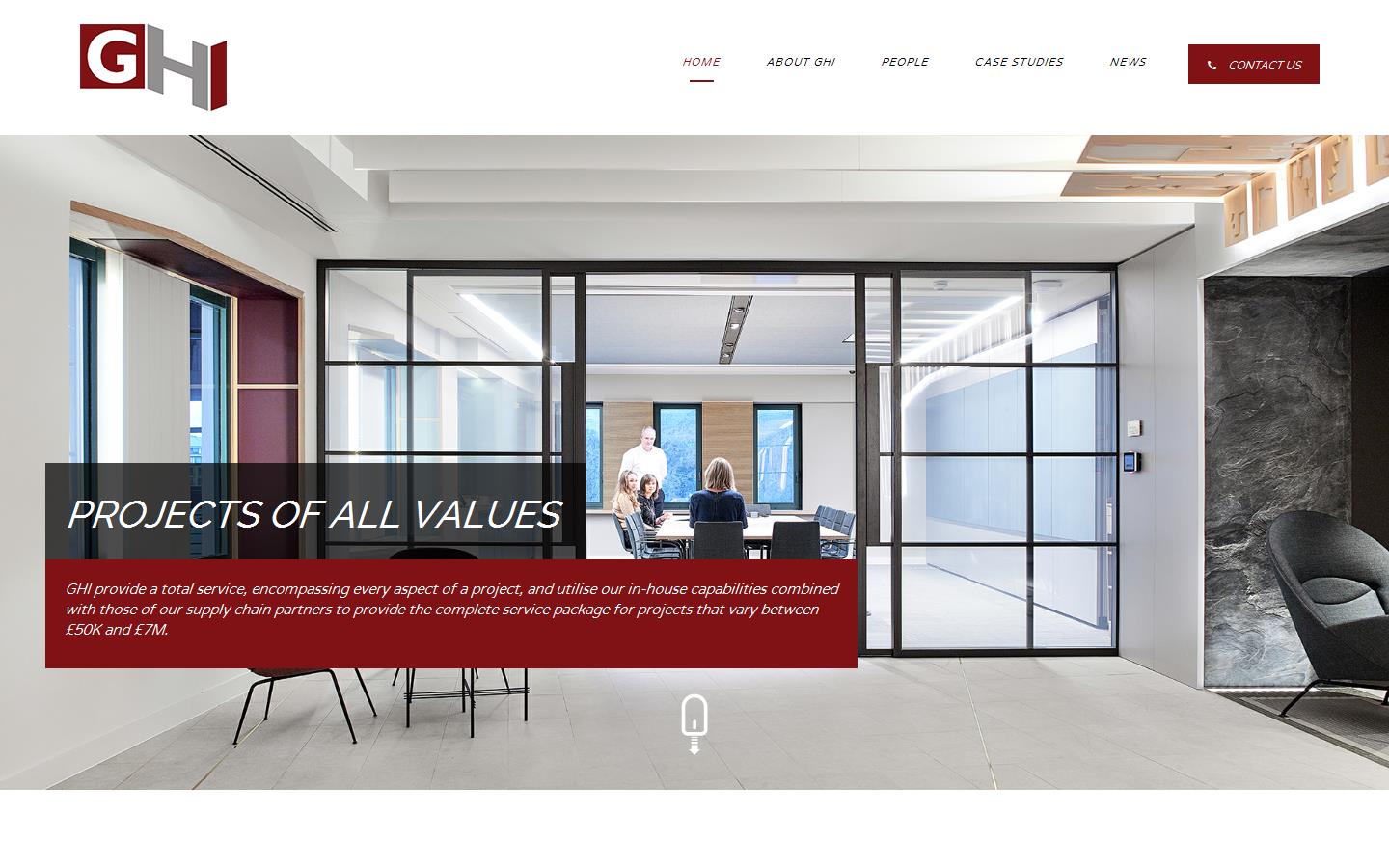 GHI Contracts Ltd Website