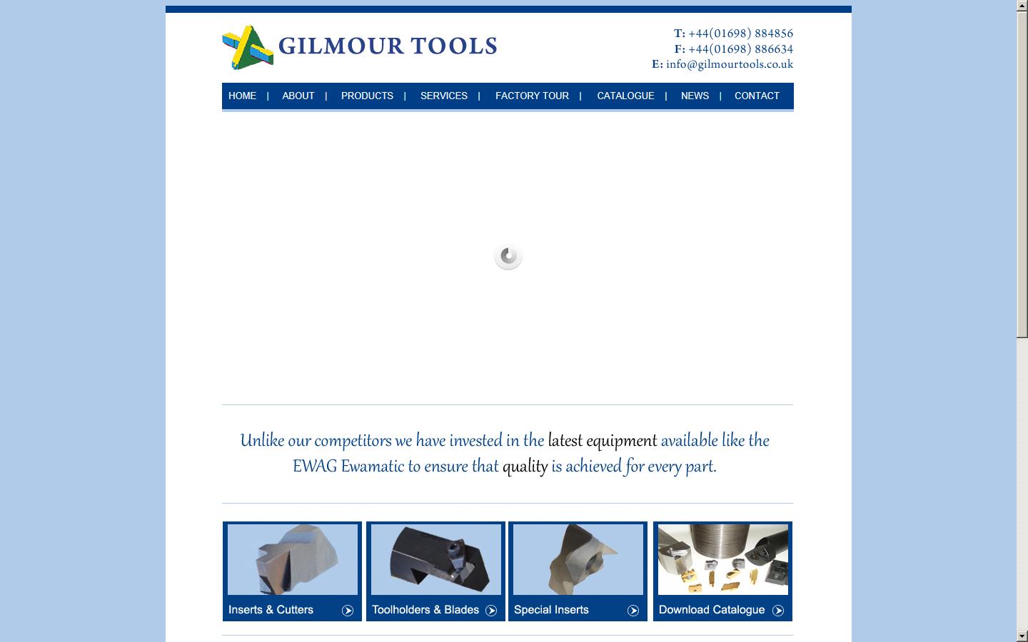 Gilmour Tools Ltd Website