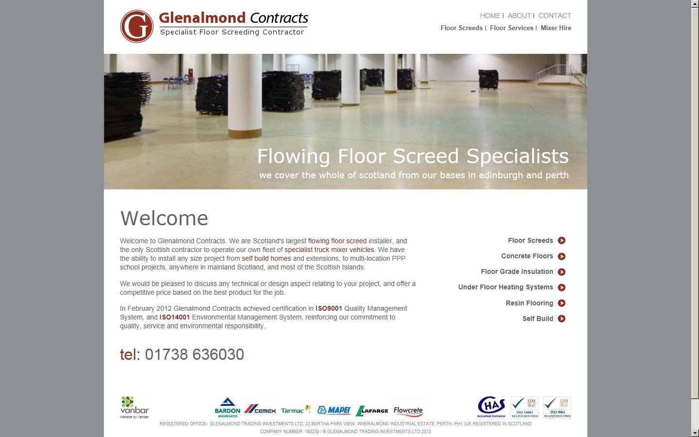 Glenalmond Building & Maintenance Ltd Website