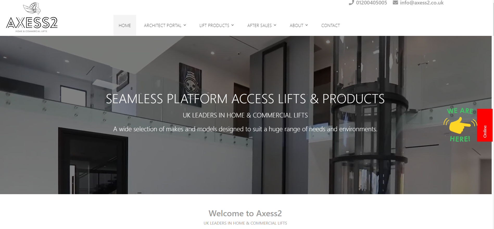 Axess 2 Website
