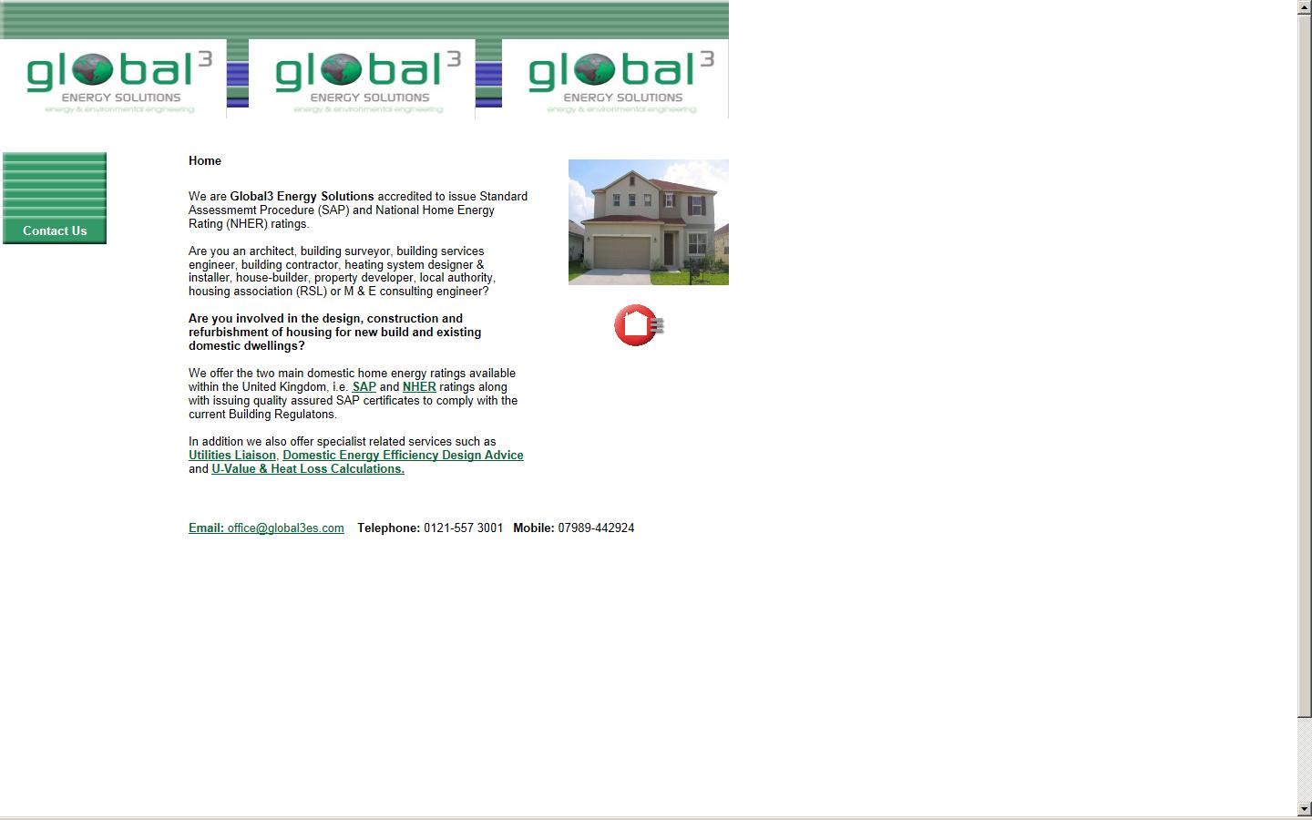 Global3 Energy Solutions Website
