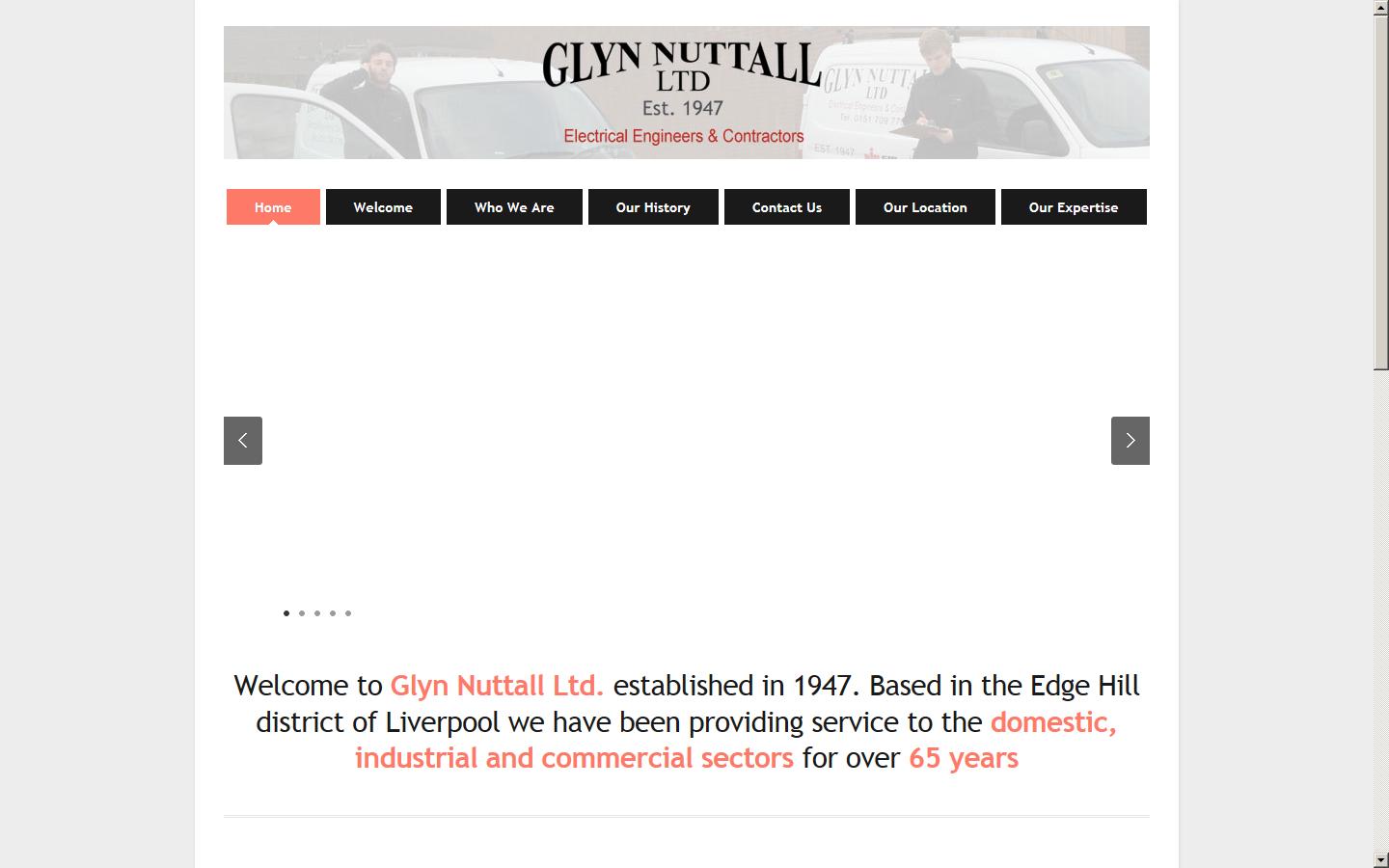 Glyn Nuttall Ltd Website