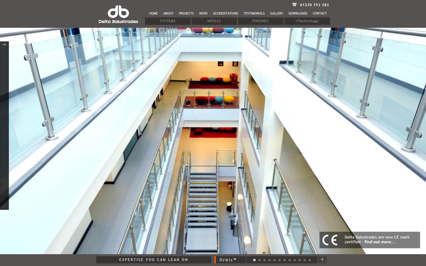 Delta Balustrades Website