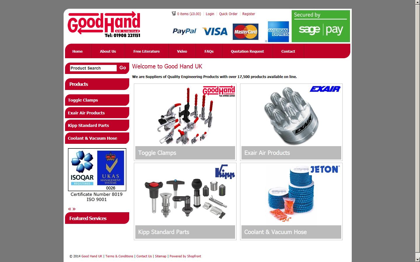 Goodhand (UK) Ltd Website