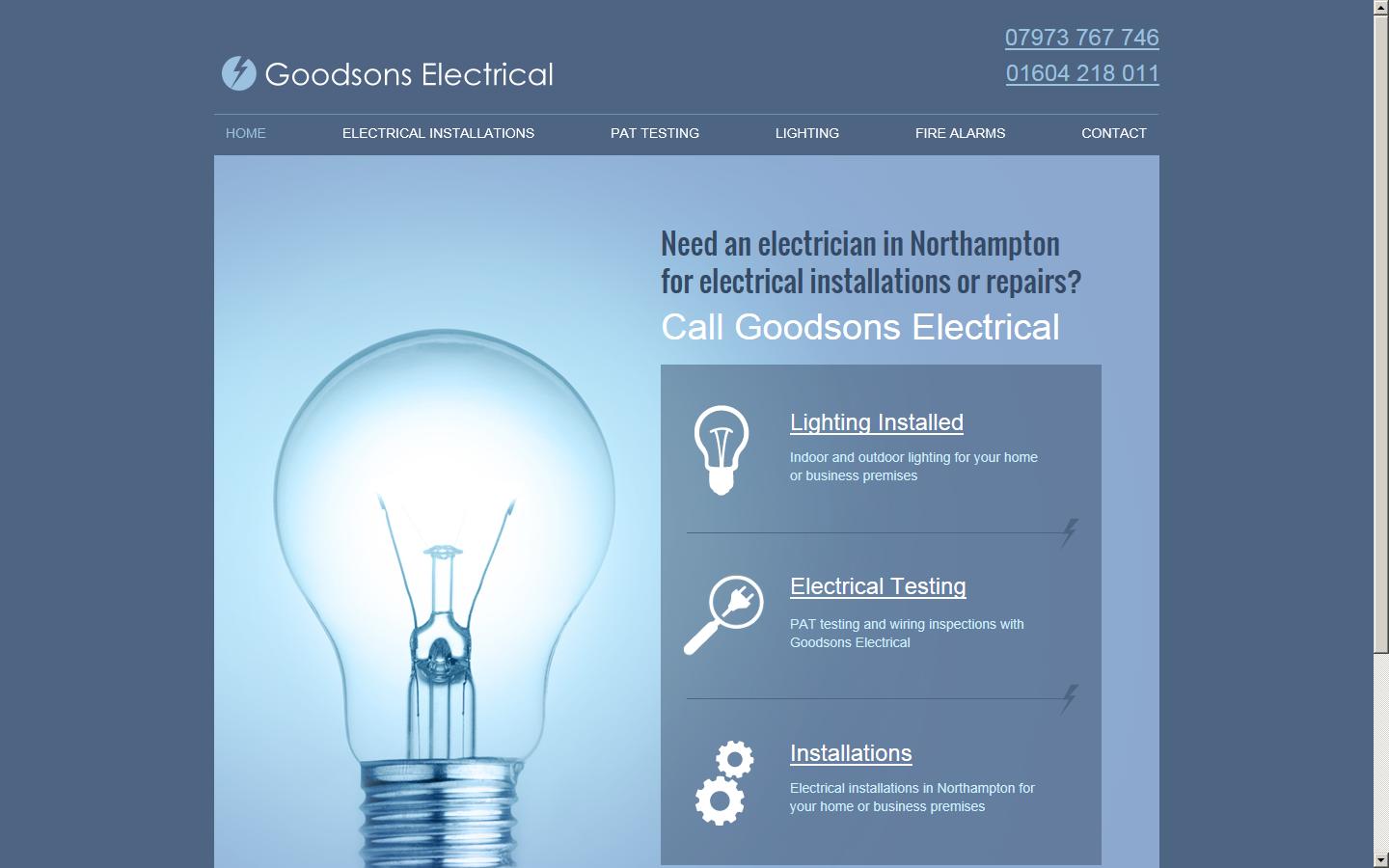 Goodsons Electrical Website