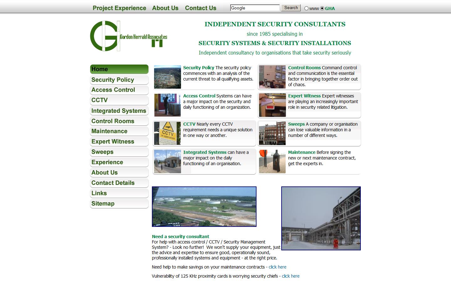 Gordon Herrald Associates  Website