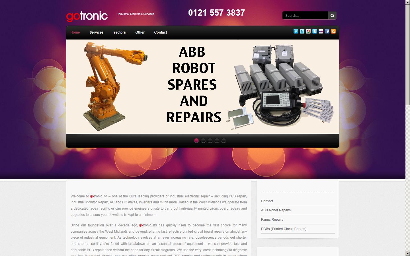 Gotronic Ltd Website