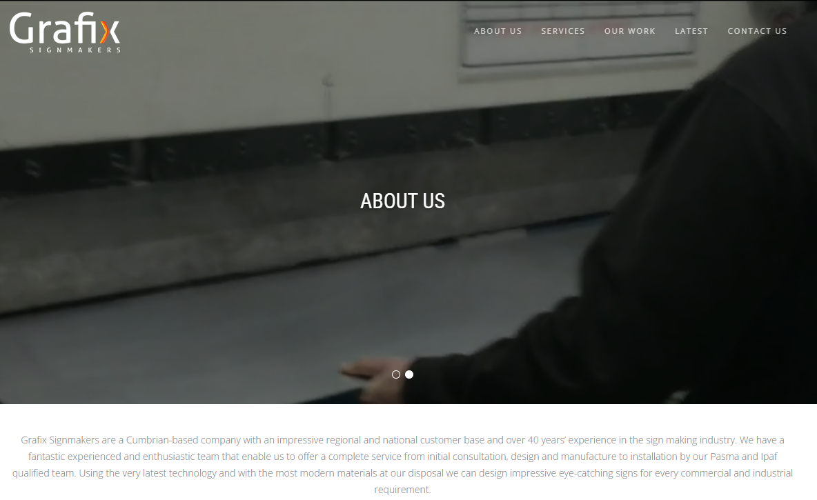 Grafix Signmakers Website