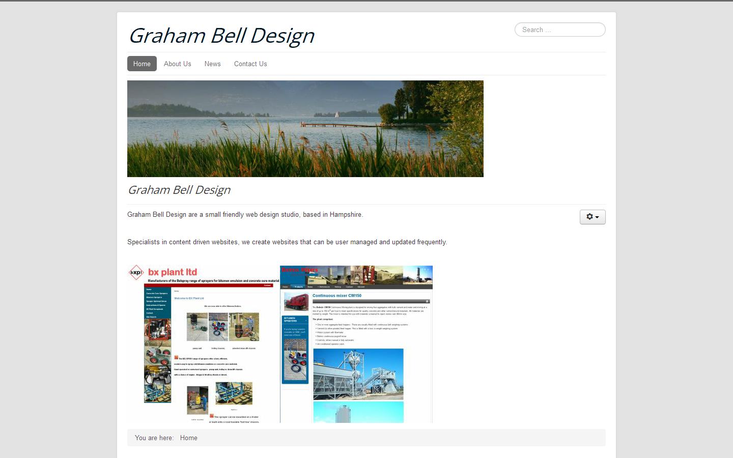 Graham Bell Design Ltd Website