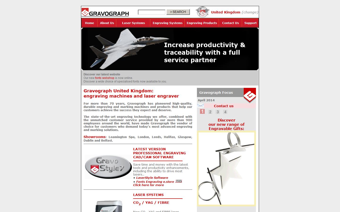 Gravograph Ltd Website