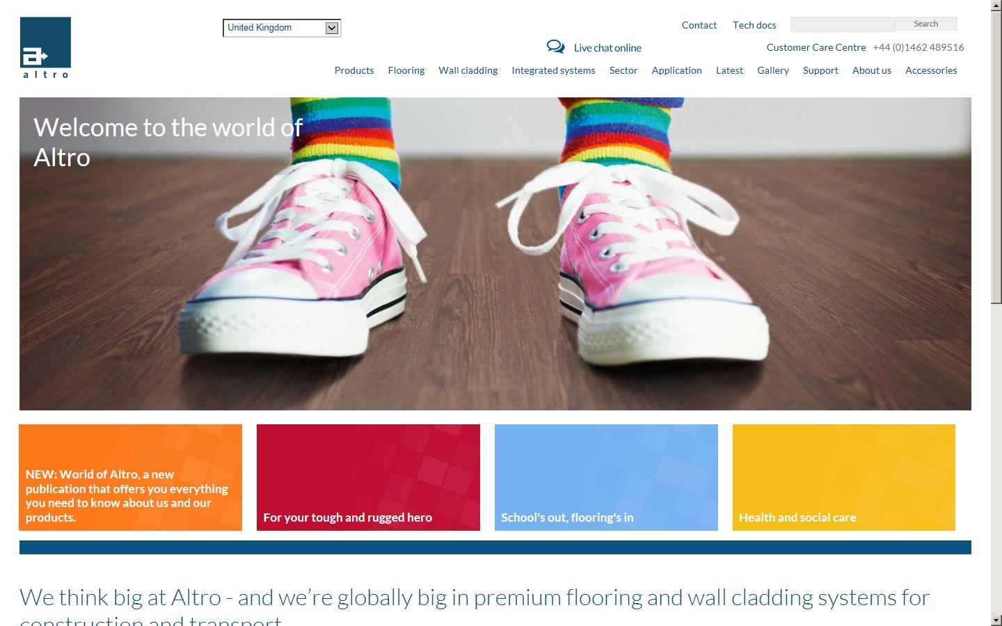 Altro Floors Website