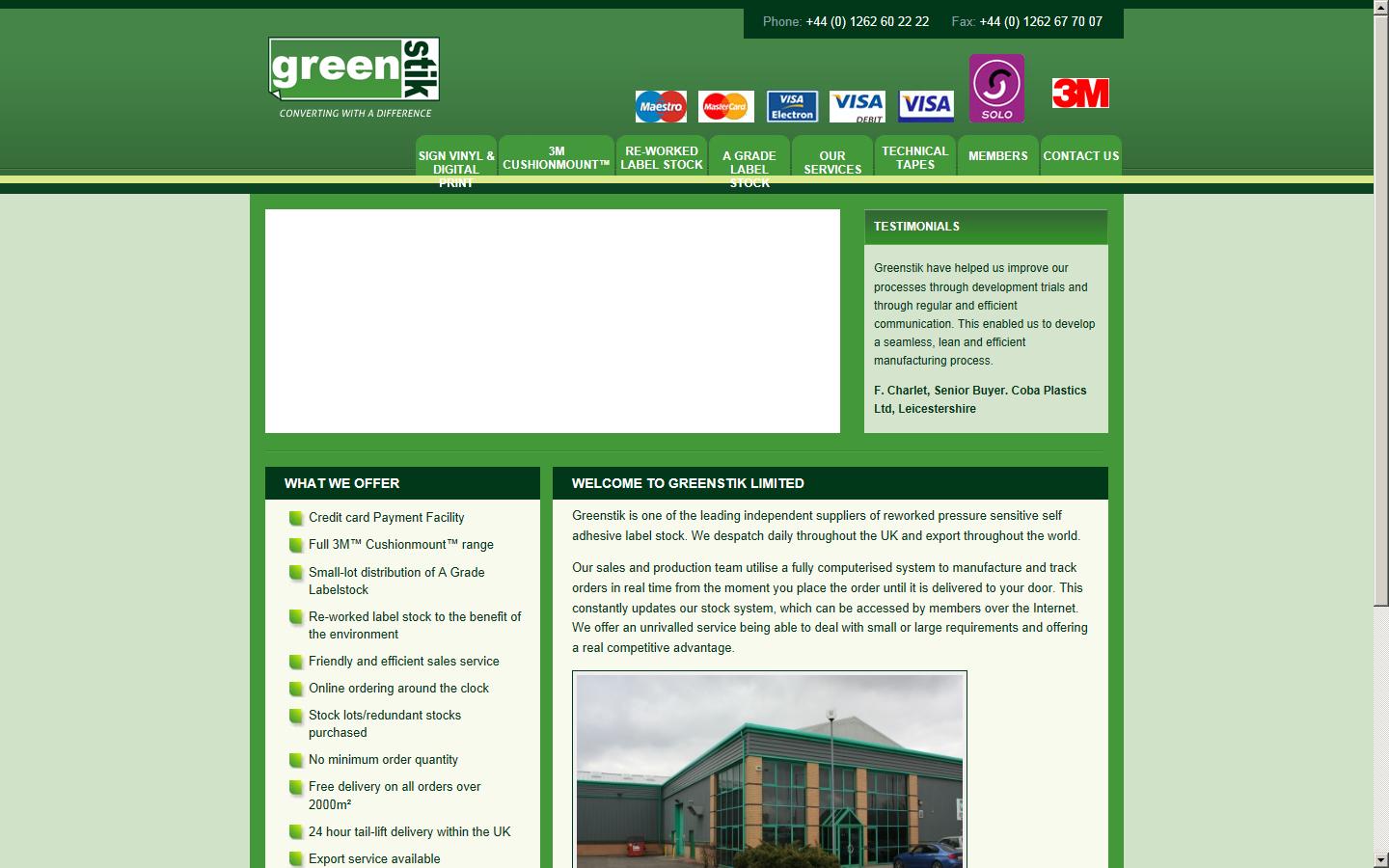 Greenstik Website