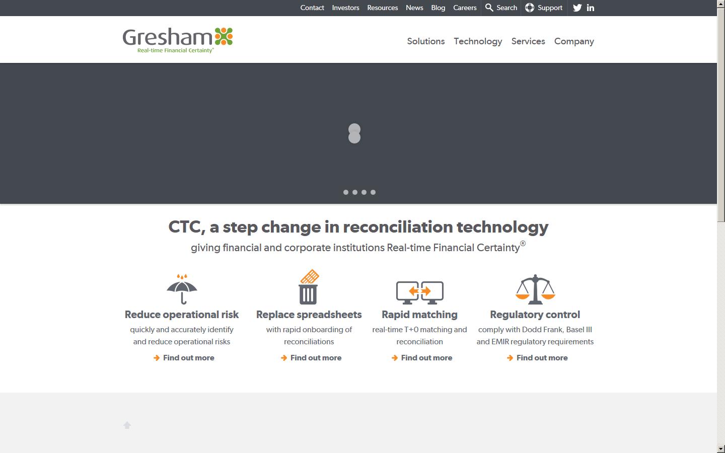 Gresham Consultancy Services PLC Website