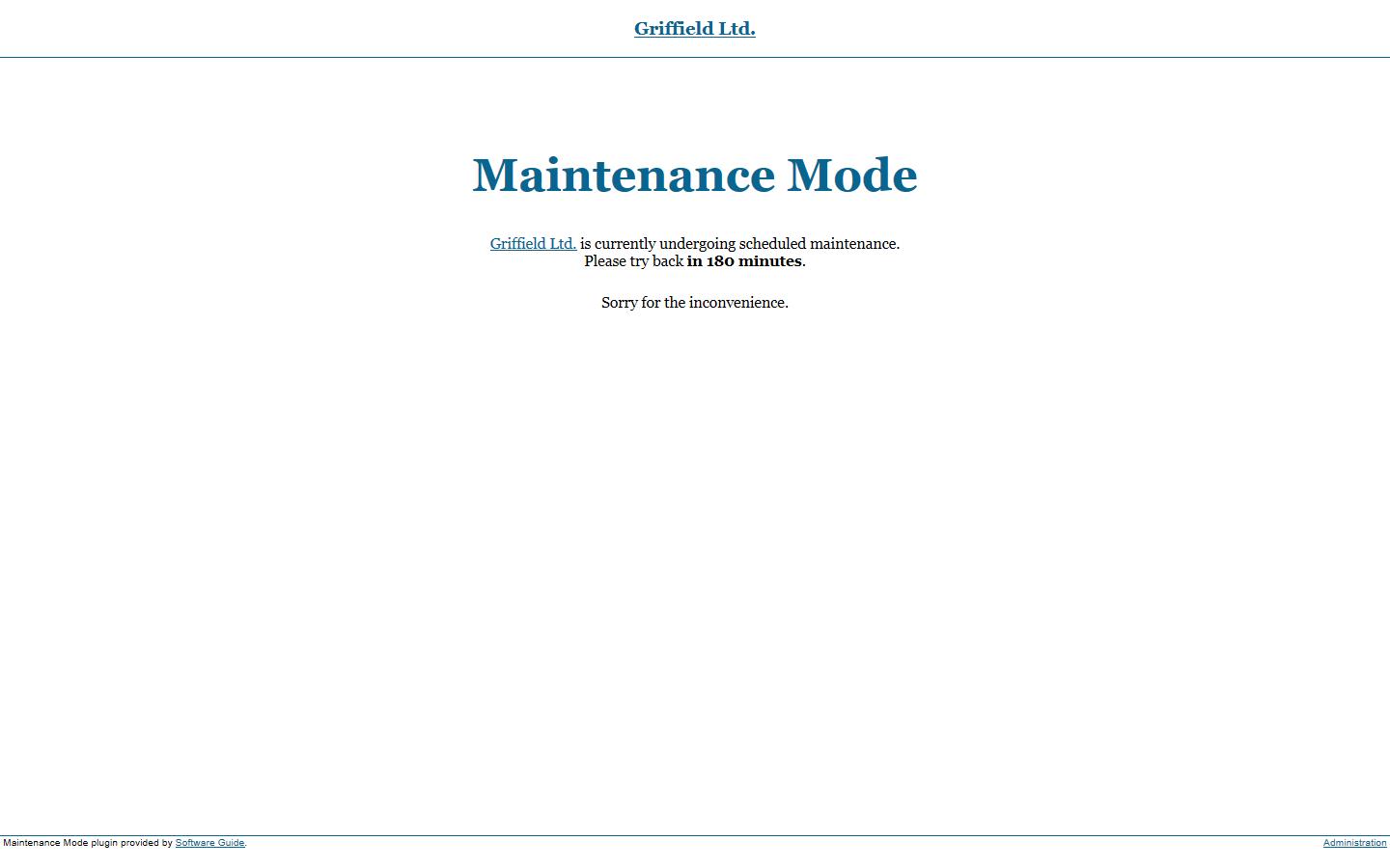 Griffield Ltd Website