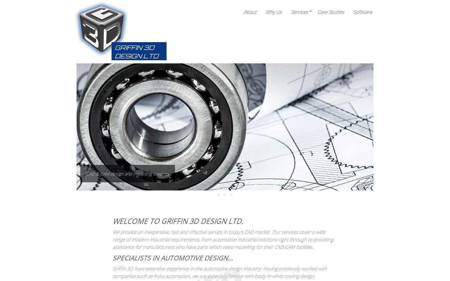 Griffin 3D Design Ltd Website