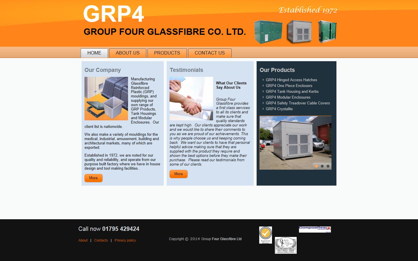 Group Four Glassfibre Co Ltd Website