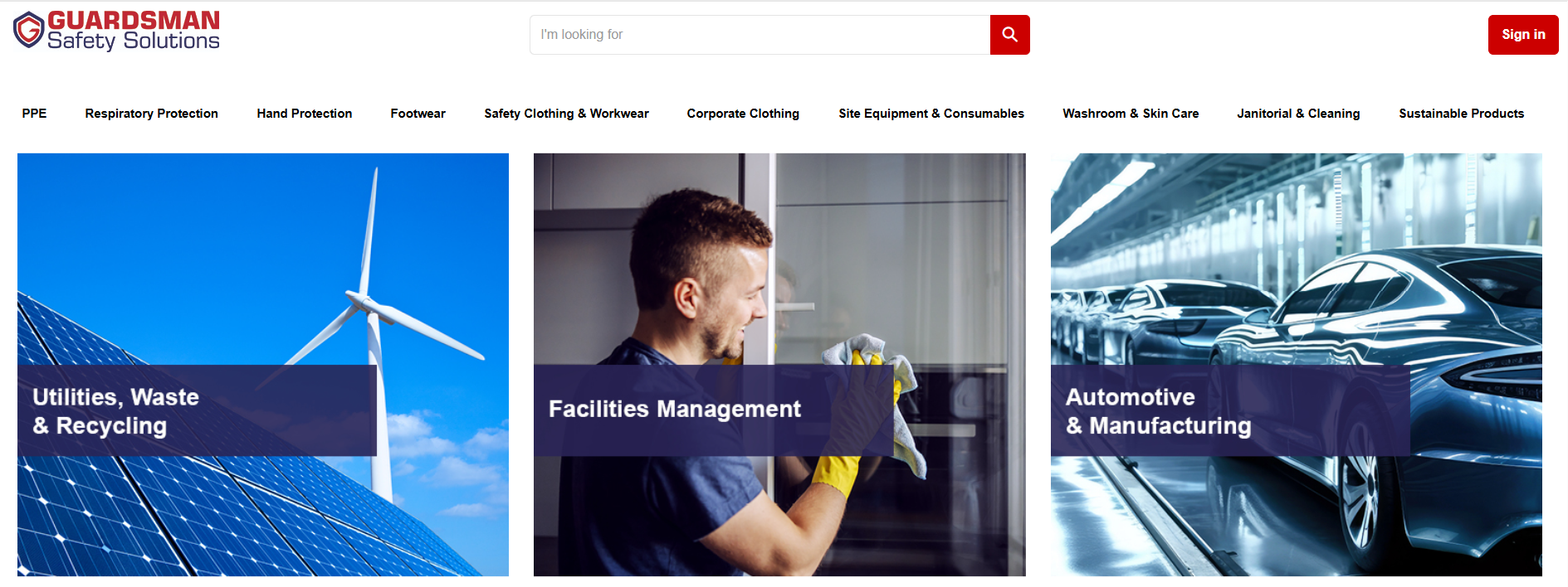 Guardsman Safety Solutions Website