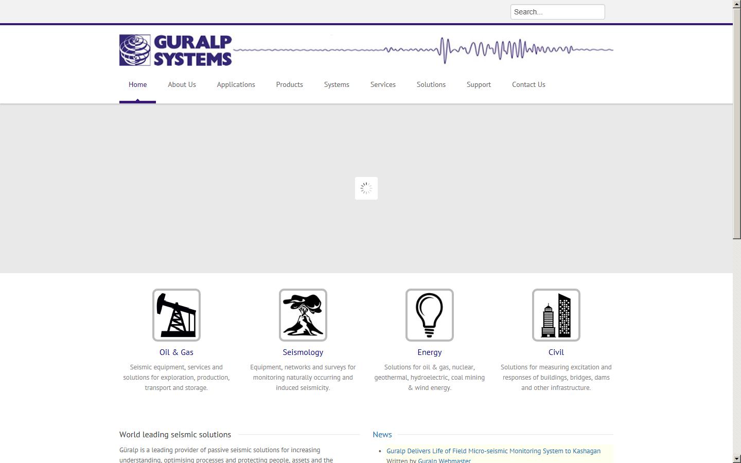 Guralp Systems Limited Website