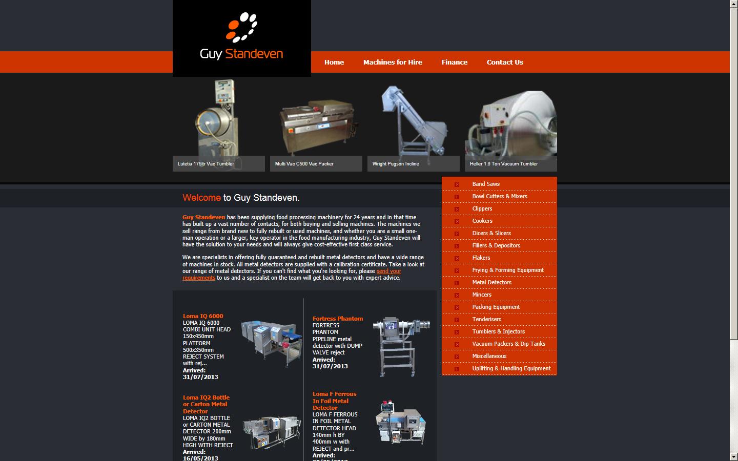 Guy Standeven Website