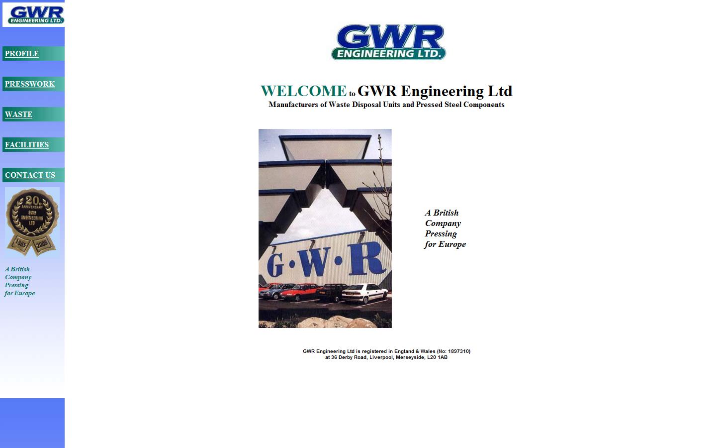 GWR Engineering Ltd Website