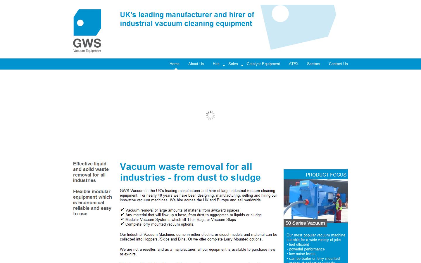 GWS Vacuum Equipment Website
