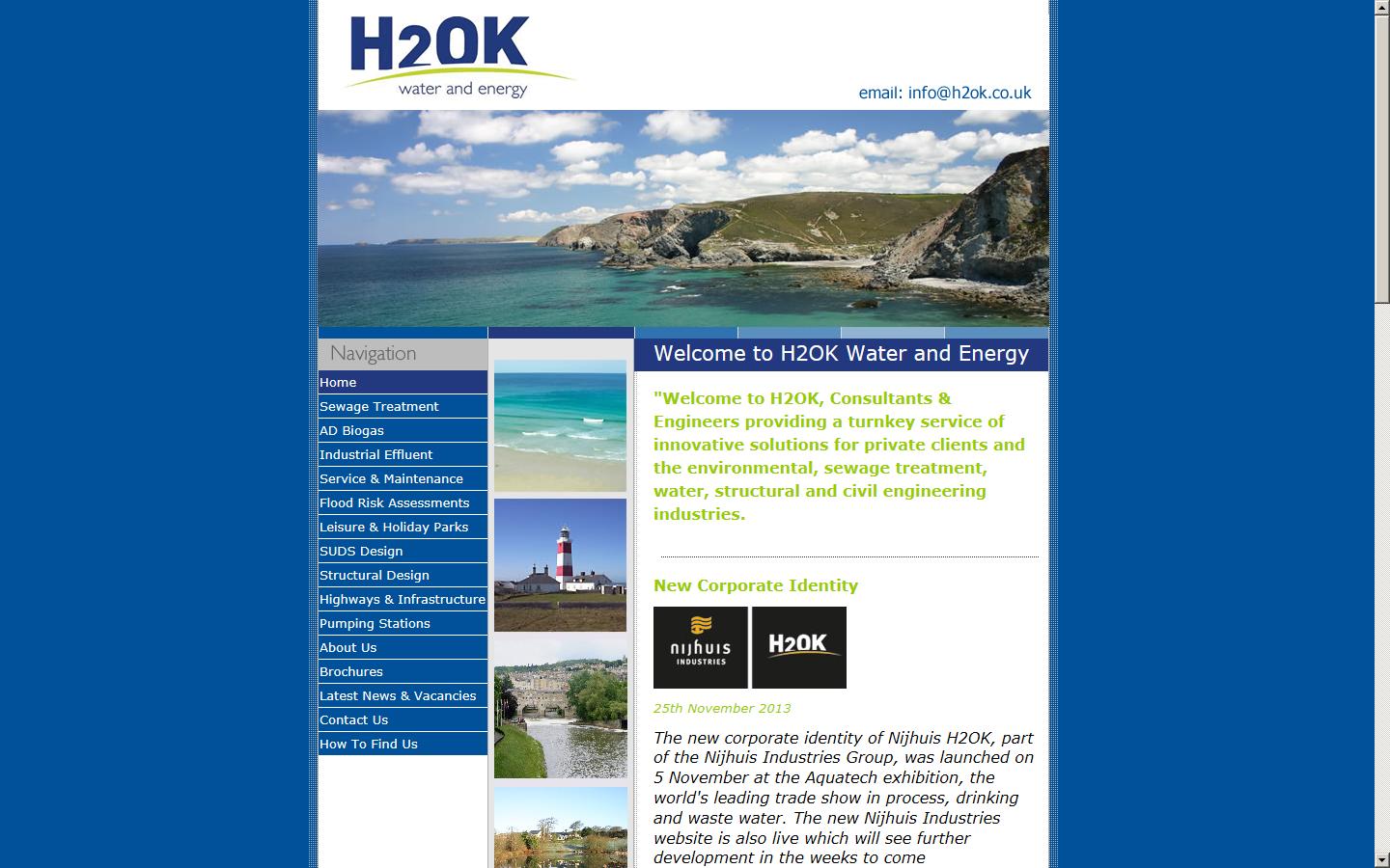 H 2 O K Systems Website