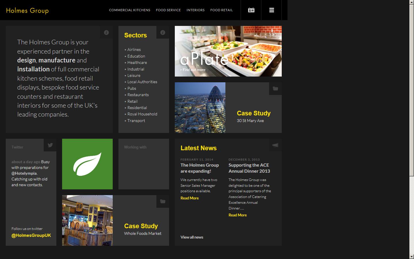 Holmes Catering Equipment Website