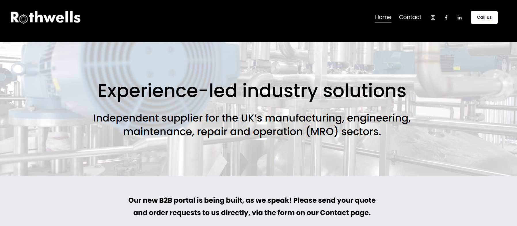 H Rothwell & Co. Ltd  Website