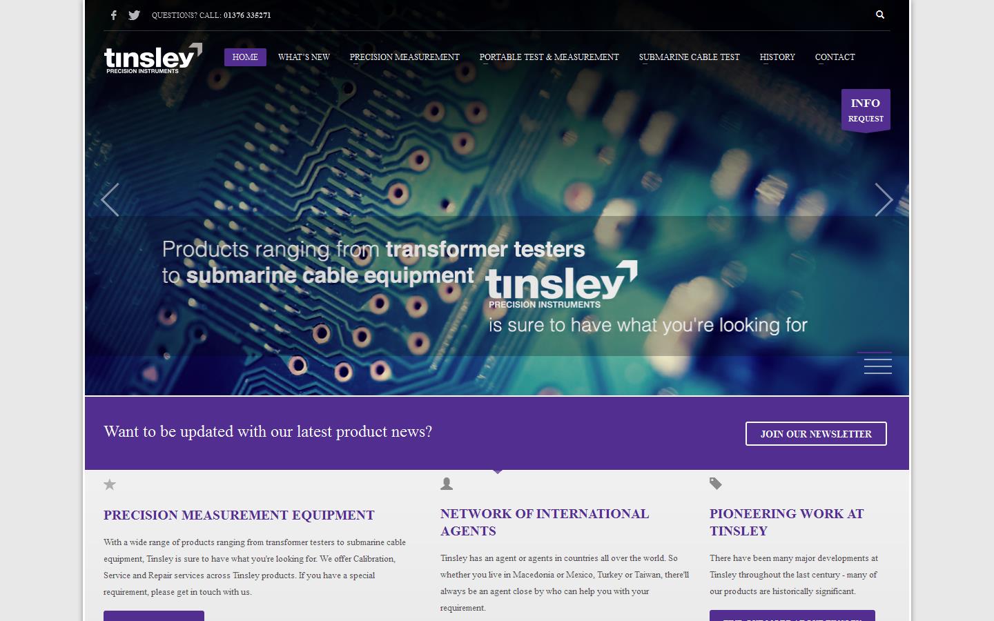 H Tinsley & Co Website