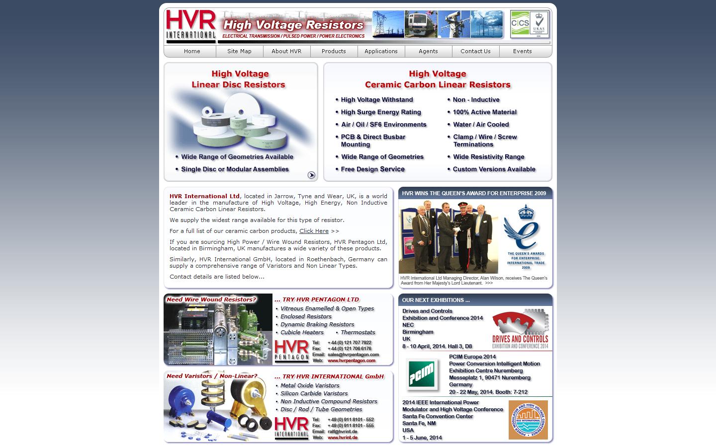 HVR International Ltd Website