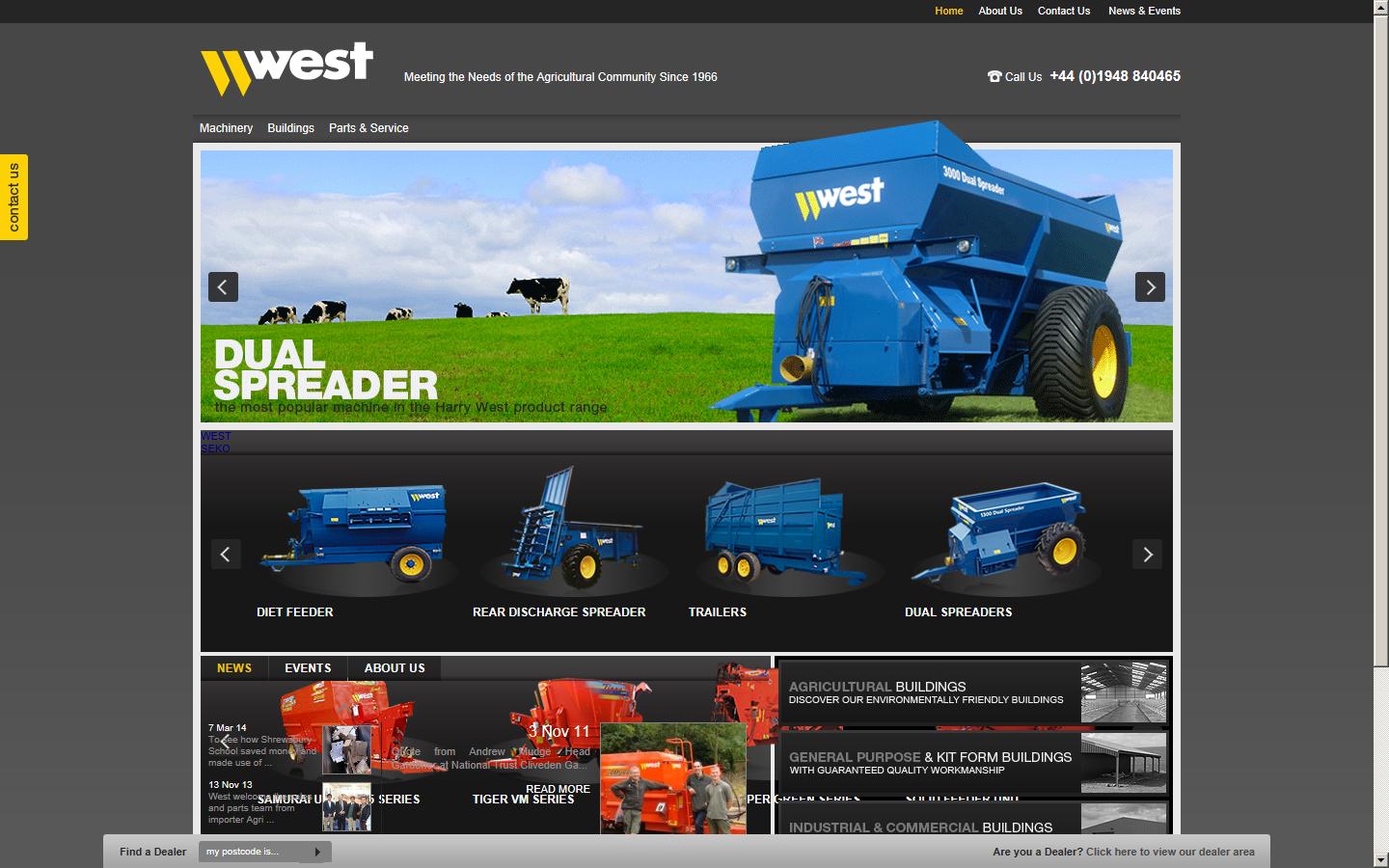 HARRY WEST (PREES) LIMITED Website