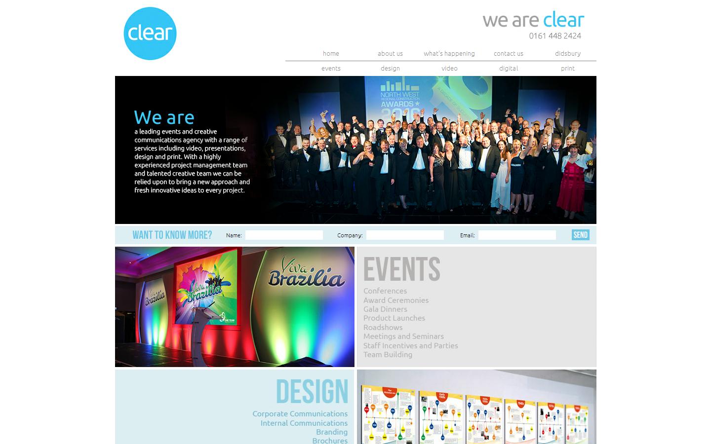 Clear Presentations Ltd. Website