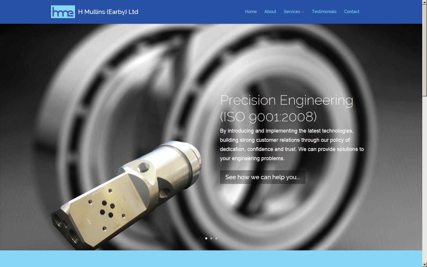 H. Mullins (Earby) Ltd Website