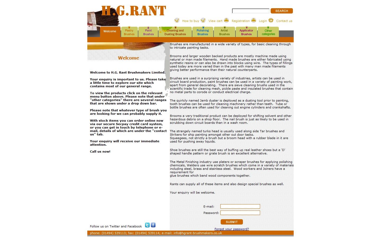 H.G. Rant Website