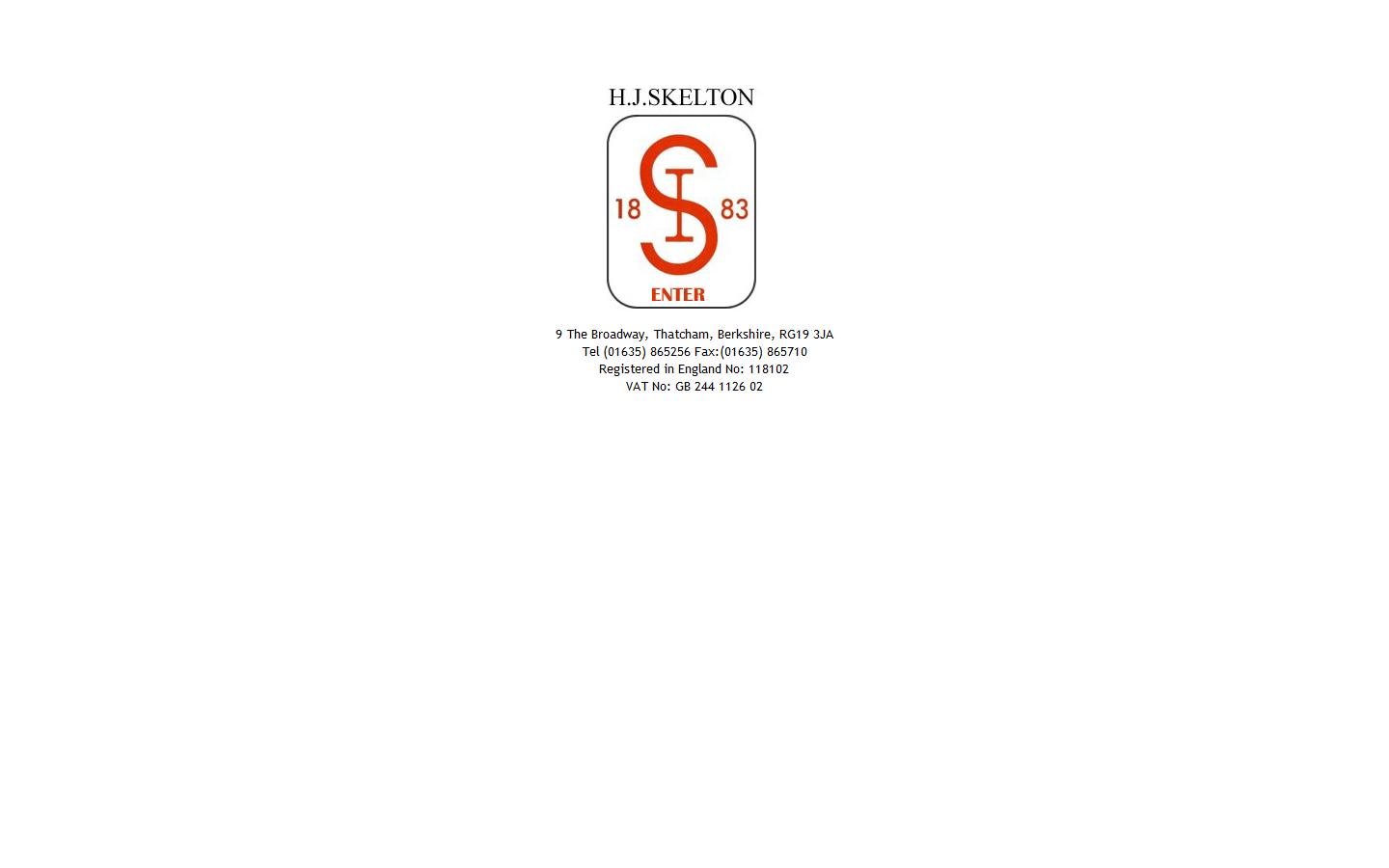 H.J. Skelton  Website