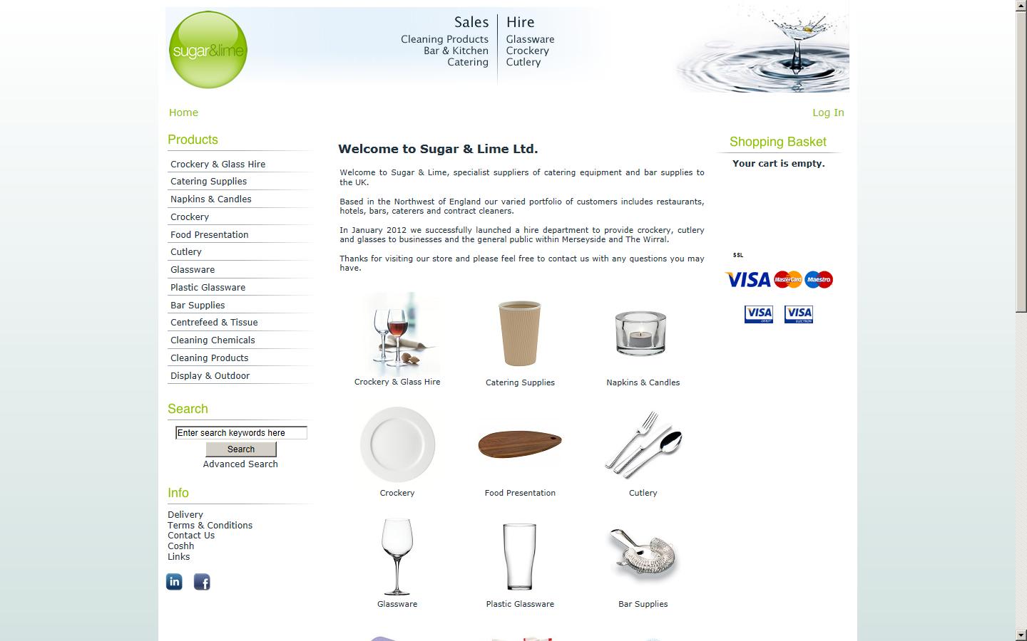 Sugar & Lime Ltd Website