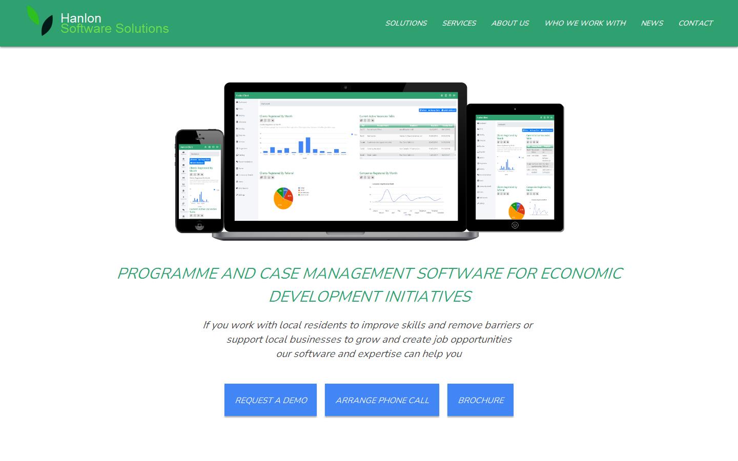 Hanlon Software Solutions Website