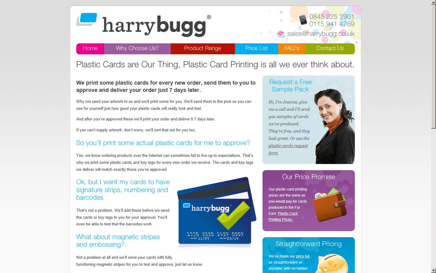 Harry Bugg Limited Website