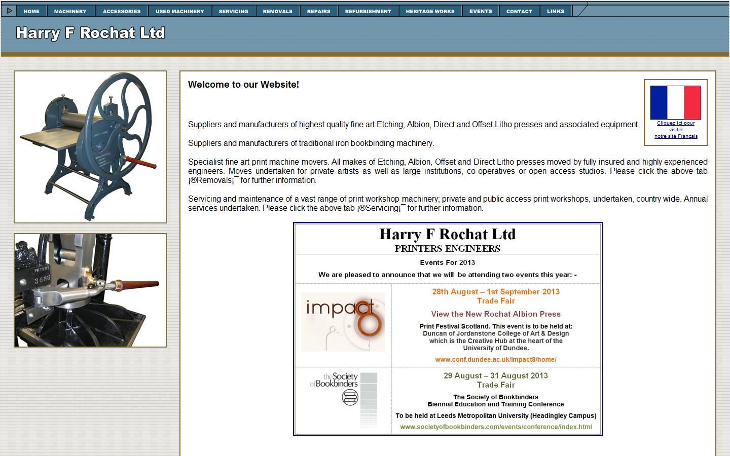 Harry F Rochat Ltd Website