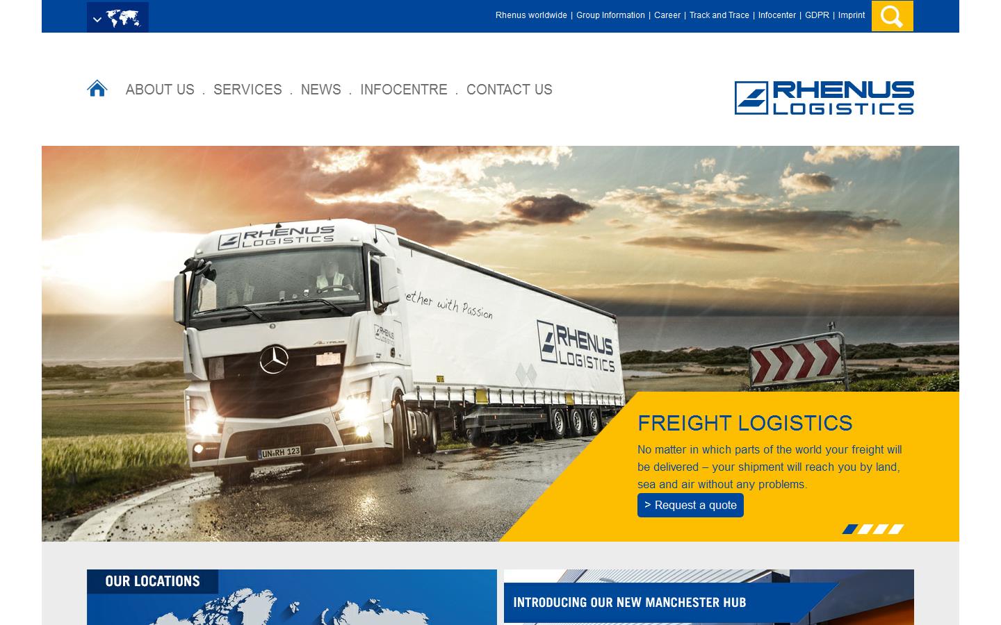 Rhenus Logistics Ltd Website