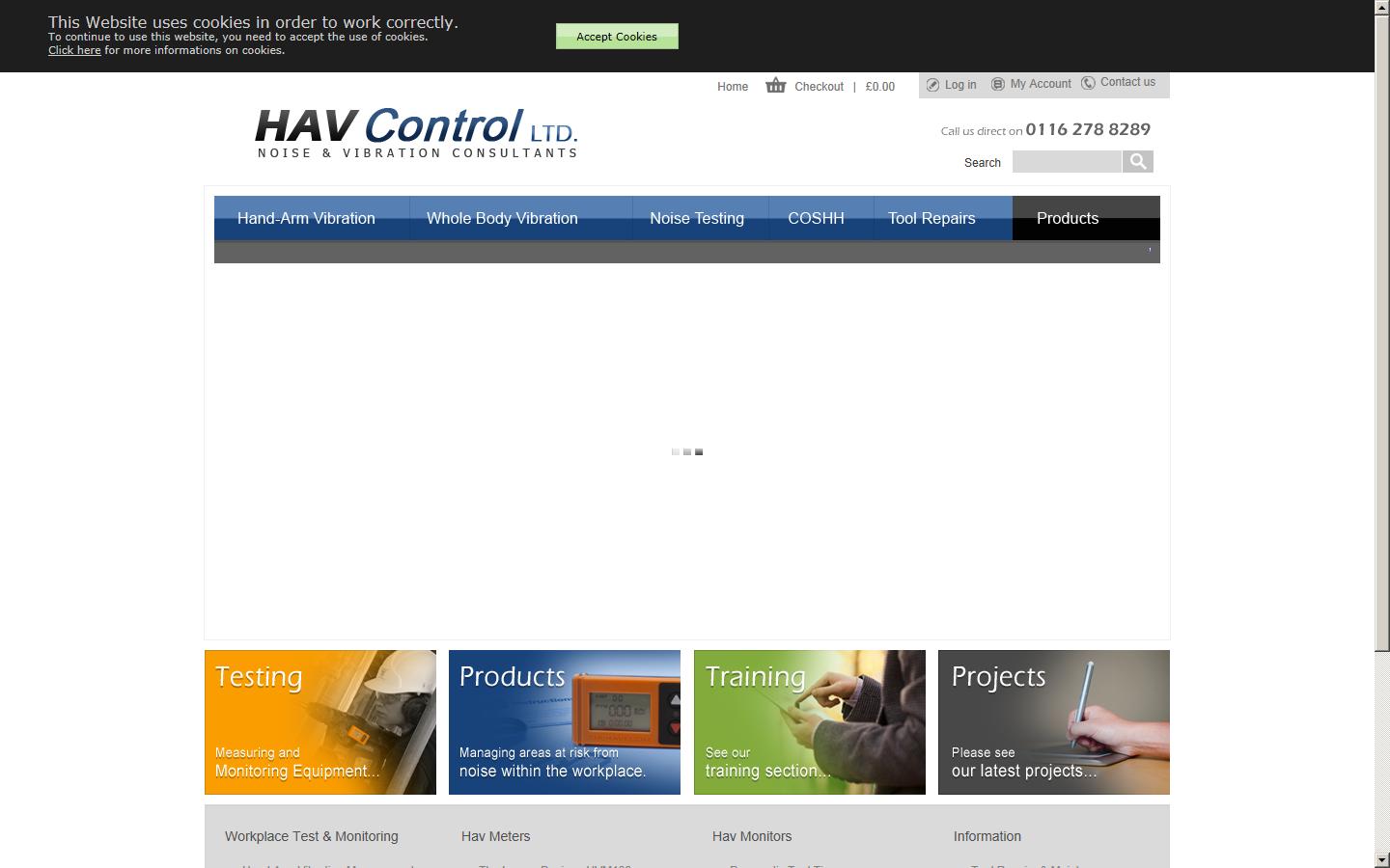 HAV Control Ltd Website