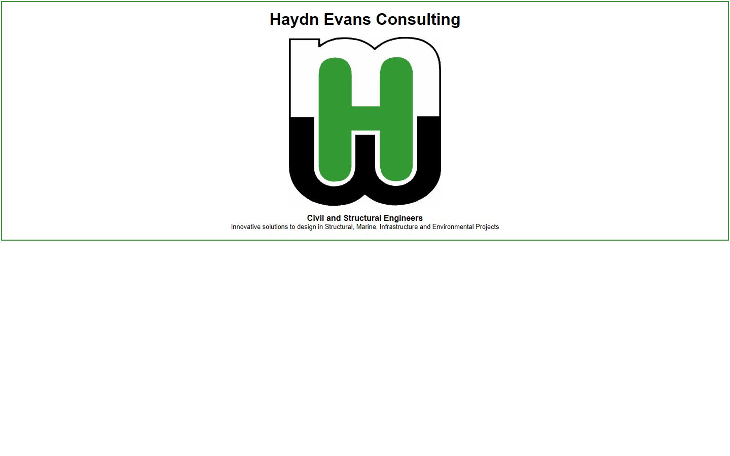 Haydn Evans Consulting Website