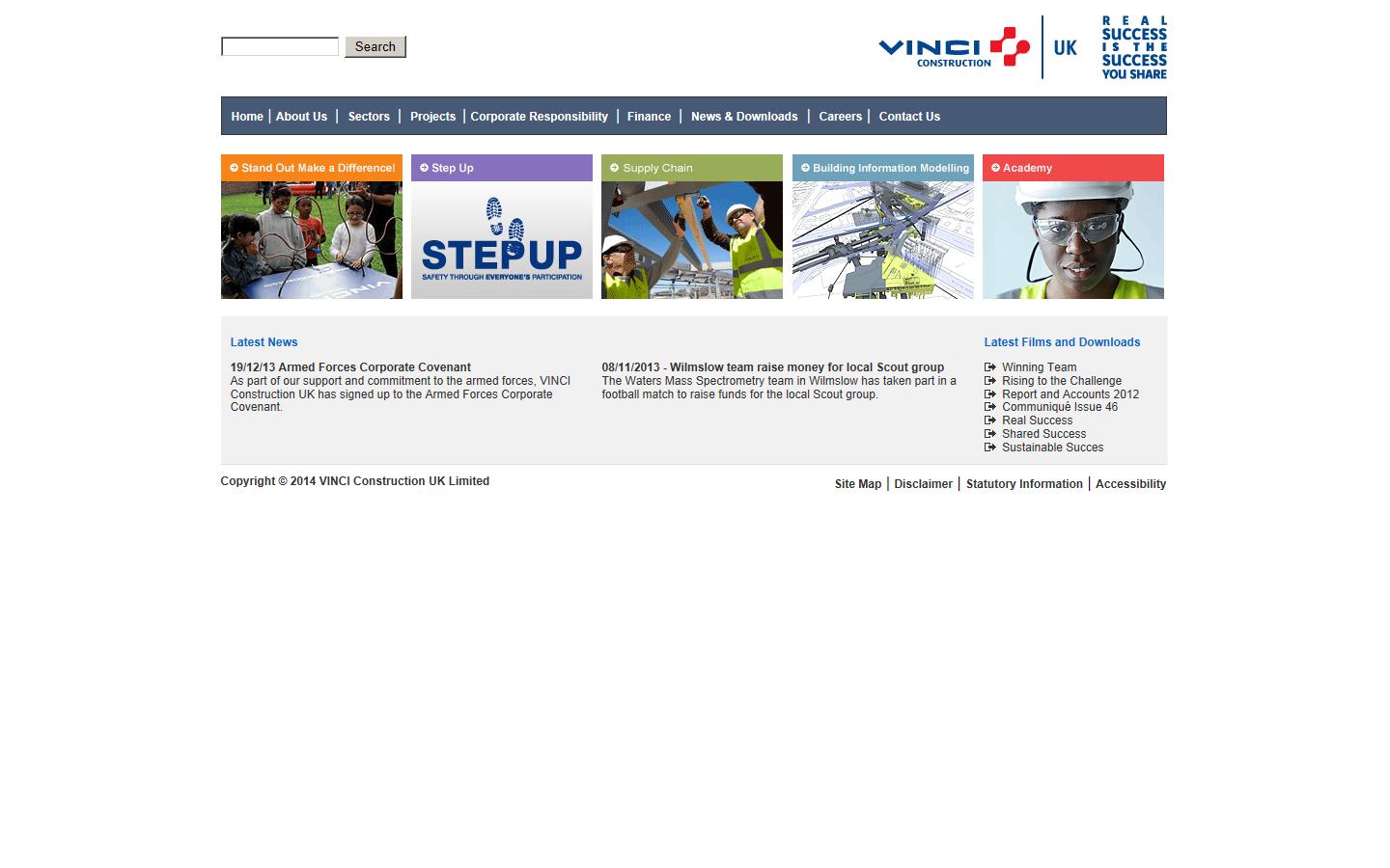 VINCI Construction UK Website