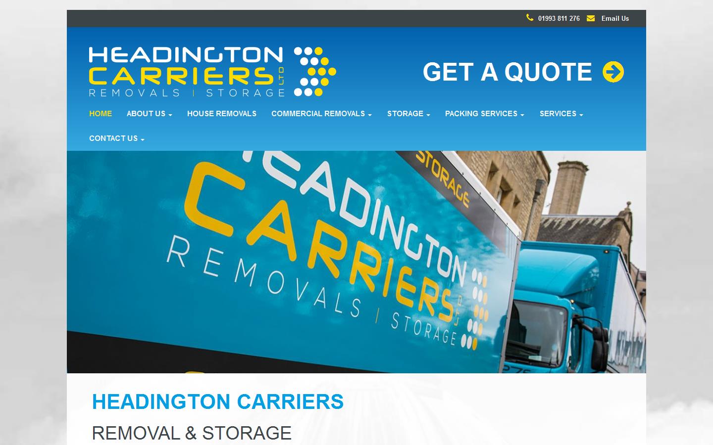 Headington Carriers Ltd Website